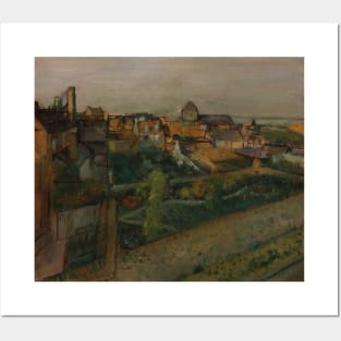 View of Saint-Valery-sur-Somme by Edgar Degas Posters and Art